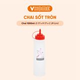 Chai Nhựa Bóp Đựng Nước Sốt, Gia Vị Tròn - Tiện Lợi, Chất Lượng Cao - Nhựa Vĩ Hưng 