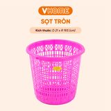  Sọt Rác Tiện Lợi Đủ Màu Đa Năng, Nhựa Chính Phẩm, Bền, Nhỏ Gọn Phù Hợp Mọi Không Gian - Nhựa Vĩ Hưng 