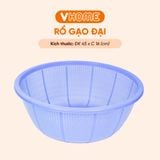  Rổ Gạo Đại 45cm Vĩ Hưng, Nhựa Chắc Chắn, Không BPA, An Toàn Sức Khỏe 