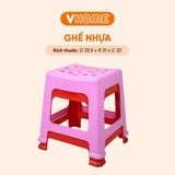  Ghế Nhựa Dày Cao Cấp Vĩ Hưng - Ngồi Quán Trà Chanh, Nướng, Cafe Vỉa Hè, Bền Đẹp, Tiện Dụng 