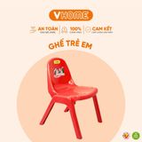  Ghế Nhựa Cao Cấp Cho Bé Trẻ Em Mầm Non, Mẫu Giáo, Tiểu Học - Nhựa Vĩ Hưng 