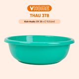 Thau Nhựa 38cm Nhiều Màu Nhựa Chính Phẩm, Không BPA, Bền Đẹp, An Toàn Sức Khỏe, Tiện Lợi Vĩ Hưng 