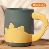  Ly Cốc Uống Nước, Súc Miệng - Hình Chú Khủng Long Ngộ Nghĩnh, Đáng Yêu - Nhựa Vĩ Hưng 