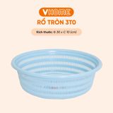  Rổ Nhựa 20cm Cao Cấp, Nhiều Màu Sắc, Đa Năng, Tiện Lợi, Chất Lượng Bền Đẹp - Nhựa Vĩ Hưng 