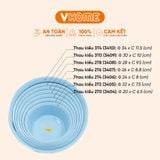  Thau Nhựa 26cm Nhiều Màu Nhựa Chính Phẩm, Không BPA, Bền Đẹp, An Toàn Sức Khỏe, Tiện Lợi Vĩ Hưng 