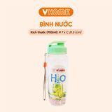  Bình Nước Thể Thao 700ml, Nhựa Chính Phẩm, Không BPA, An Toàn Sức Khỏe - Nhựa Vĩ Hưng 