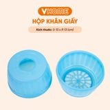  Hộp Khăn Giấy Nhựa Tròn Nhựa PP Chính Phẩm, Không BPA, Bền Đẹp, An Toàn Sức Khỏe, Tiện Lợi Vĩ Hưng 
