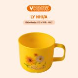  Ly Nhựa Uống Nước Có Quai Cầm, Nhiều Màu Sắc, Chất Lượng Cao - Nhựa Bền Đẹp - Nhựa Vĩ Hưng 