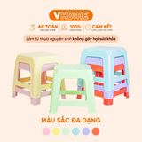  Ghế Nhựa Lùn Kiểu Vĩ Hưng - Ngồi Quán Trà Chanh, Nướng, Cafe Vỉa Hè, Bền Đẹp, Tiện Dụng 