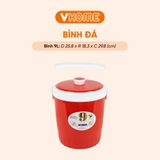  Thùng Đá Nhựa Giữ Nhiệt Tròn Hưng Thuận Lợi 7 9 12 L - Giữ Nhiệt 