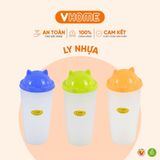  Ly Nhựa Nắp Tai Mèo Dễ Thương, Nhựa Chính Phẩm, An Toàn Sức Khỏe - Nhựa Vĩ Hưng 