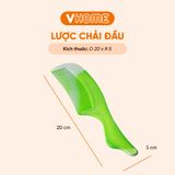  Lược Chải Tóc Tạo Kiểu Đủ Màu, Nhựa Chính Phẩm - Bền Đẹp, Tiện Lợi - Nhựa Vĩ Hưng 