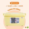  Thùng Nhựa Đa Năng 35L Có Bánh Xe Tiện Lợi - Bền Đẹp - Nhựa Vĩ Hưng 