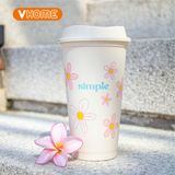  [Bộ 5] Tumbler 5 Màu Pastel Xinh Xắn Nhựa Vĩ Hưng 