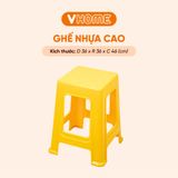  Ghế Nhựa Cao Đại Chắc Chắn, Cao Cấp - Nhựa Bền Đẹp - Nhựa Vĩ Hưng 