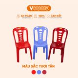  Ghế Dựa Hình Oval Cao - Thiết Kế Tiện Lợi, Nhựa Vĩ Hưng 