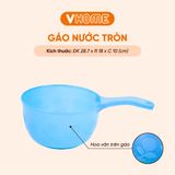  Gáo Múc Nước Tay Cầm Cán Tròn - Nhựa PP Chính Phẩm, An Toàn - Vĩ Hưng 