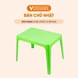  Bàn Trà Chanh Cao Cấp Nhựa PP Bền Đẹp, Thiết Kế Đơn Giản Tiện Lợi Vĩ Hưng 