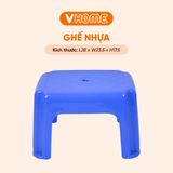  Ghế Đẩu Nhựa Thấp, Ghế Nhà Tắm Chắc Chắn, Bền Đẹp - Nhựa Chính Phẩm - Nhựa Vĩ Hưng 
