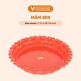  Khay Úp Ly Sen 2 Kích Cỡ, Bền Đẹp, Tiện Dụng - Nhựa Chính Phẩm - Nhựa Vĩ Hưng 