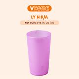  Ly Nhựa Uống Nước, Trà Đá Cao Cấp - Chất Lượng Cao - Nhựa Vĩ Hưng 