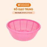  Rổ Gạo Lớn Đường Kính 29cm Nhựa Chính Phẩm, Không BPA, An Toàn Sức Khỏe, Bền Đẹp Vĩ Hưng 