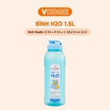  Bình Nước Đa Năng H2O 1.5L Nhựa Vĩ Hưng, Bình Đựng Nước Tủ Lạnh Đa Năng 