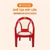  Ghế Tựa Mây Đại Có Tay Vịn Nhiều Màu, Chắc Chắn, Cao Cấp - Nhựa Vĩ Hưng 