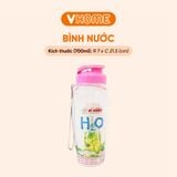  Bình Nước Thể Thao 700ml, Nhựa Chính Phẩm, Không BPA, An Toàn Sức Khỏe - Nhựa Vĩ Hưng 