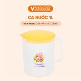  Ca Đá 1L Có Nắp, Không BPA, An Toàn Sức Khỏe, Nhựa Chính Phẩm - Nhựa Vĩ Hưng 
