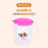  Ca Đá 1L Có Nắp, Không BPA, An Toàn Sức Khỏe, Nhựa Chính Phẩm - Nhựa Vĩ Hưng 