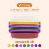  Khay Úp Chén Bát Có Nắp Đậy Tiện Lợi, Sạch Sẽ, An Toàn Cho Sức Khỏe - Nhựa Vĩ Hưng 