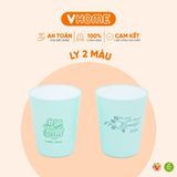  Ly 2 Màu Nhựa Chính Phẩm, Không BPA, An Toàn Sức Khỏe, Bền Đẹp, Tiện Lợi Vĩ Hưng 
