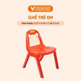  Ghế Nhựa Cao Cấp Cho Bé Trẻ Em Mầm Non, Mẫu Giáo, Tiểu Học Nhựa Vĩ Hưng 