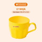  Ly Nhựa Uống Nước Có Quai Cầm, Nhiều Màu Sắc, Chất Lượng Cao - Nhựa Vĩ Hưng 