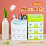  Tủ Đồ Mini Để Bàn Đa Năng Nhiều Ngăn Tủ Nhựa Vĩ Hưng Đựng Đồ Tiện Lợi 