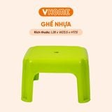  Ghế Đẩu Nhựa Thấp, Ghế Nhà Tắm Chắc Chắn, Bền Đẹp - Nhựa Chính Phẩm - Nhựa Vĩ Hưng 