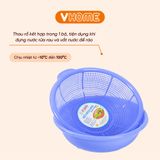  Bộ Thau Rổ Cao Cấp Chắc Chắn, Gọn Gàng, An Toàn Nhựa VĨ HƯNG 