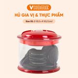  Bộ 3 Hũ Gia Vị, Bảo Quản Thực Phẩm, Kín Hơi Cao Cấp - Nhựa Vĩ Hưng 