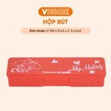  Hộp Bút Đựng Đồ Vĩ Hưng Đơn Giản, Tiện Lợi - Chất Liệu Nhựa PP Bền Bỉ 