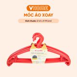  Set 8 Móc Áo Xoay 360 Độ Nhựa Dày Chắc Chắn, Không BPA, An Toàn Sức Khỏe, Bền Đẹp Vĩ Hưng 