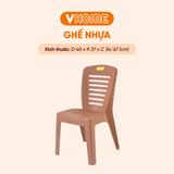  Ghế Dựa 9 Sọc Nhựa Vĩ Hưng Thoải Mái, Bền Đẹp, Tiện Dụng 