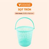  Sọt Nhựa Đựng Quần Áo, Sọt Đựng Đồ, Giỏ Đựng Đồ Chơi Nhựa VĨ HƯNG 