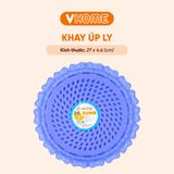  Khay Nhựa Úp Ly Sen 2 Kích Cỡ Màu Sắc Xinh Xắn Vĩ Hưng 