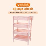  Kệ Nhựa Đa Năng - Nhựa Vĩ Hưng - Đa Dạng Màu Sắc, Kệ Lưu Trữ Đẹp, Tiện Dụng Cho Gia Đình 