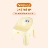  Ghế Nhựa Cao Cấp Cho Bé Trẻ Em Mầm Non, Mẫu Giáo, Tiểu Học - Nhựa Vĩ Hưng 
