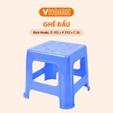  Ghế Đẩu, Ghế Nhựa Trà Đá, Chắc Chắn, Nhiều Màu, Chất Lượng Cao - Nhựa Vĩ Hưng 