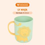  Ly Nhựa Vĩ Hưng Uống Nước, Súc Miệng - Hình Chú Sư Tử Ngộ Nghĩnh, Đáng Yêu 
