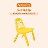  Ghế Nhựa Cao Cấp Cho Bé Trẻ Em Mầm Non, Mẫu Giáo, Tiểu Học Nhựa Vĩ Hưng 