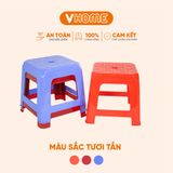  Ghế Đẩu Vuông, Nhựa PP Nguyên Chất, Hàng Cao Cấp - Ghế Đẩu Thấp - Nhựa Vĩ Hưng 